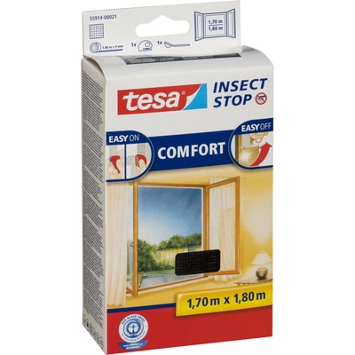 TESA síť proti hmyzu Comfort černá 1,7 x 1,8 m