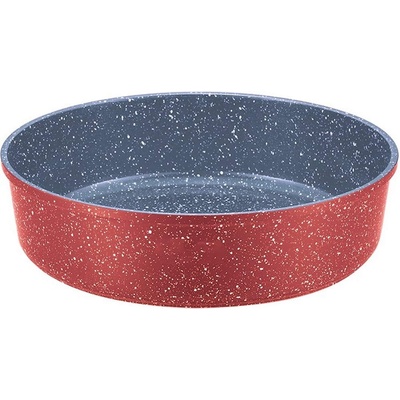 Voltz 30 см червена тава за печене от лят алуминий с керамично-мраморно покритие Oliver Voltz модел OV54322B30 (OV54322B30)