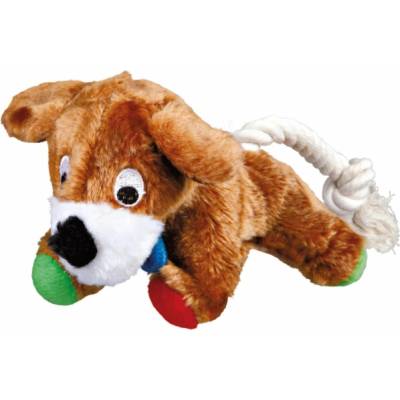 Jollypaw plyšový pes s lanem 17 cm
