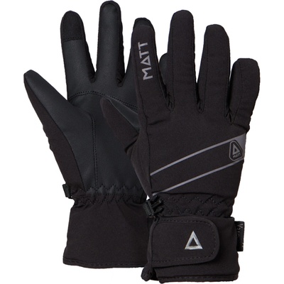 Matt Primatt Junior Gloves detské lyžiarske rukavice čierna