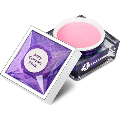 Allepaznokcie Stavebný uv gél Jelly Cotton Pink 30 ml