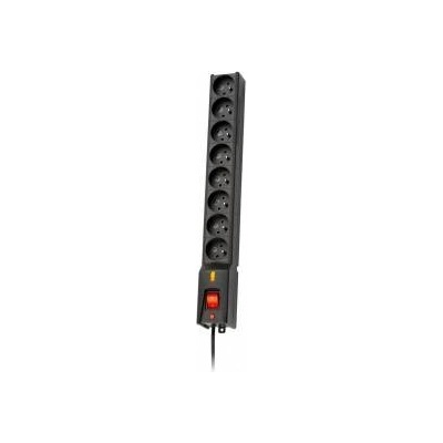 Lestar Surge protection strip LXA 816, 3L, 5m, black