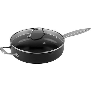 Zyliss Индукционен дълбок тиган zyliss cook ultimate pro ceramic с керамично покритие и стъклен капак - Ø28 см (zyliss 980278)