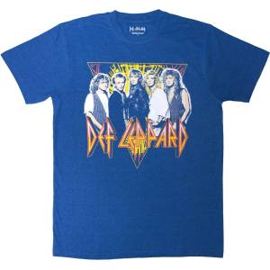 Def Leppard Band Photo Blue L Риза (DEFLTS68MBL03)