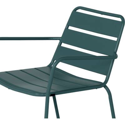 Carmen Метален градински стол saki - тъмнозелен (3535118)