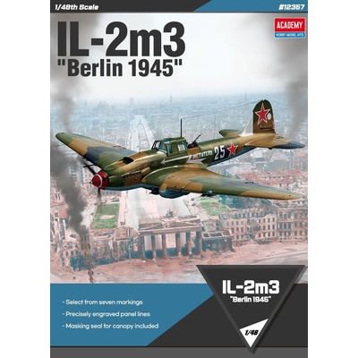 Academy Съветски щурмови самолет Илюшин Il-2m3 - Berlin 1945 (12357)