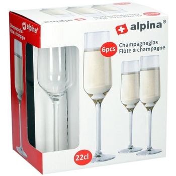 Alpina Pohár na šampanské 6 x 220 ml
