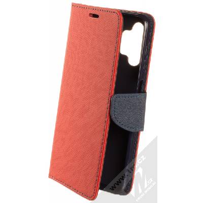 1Mcz Fancy Book flipové pouzdro pro Samsung Galaxy A13 4G červená modrá (red blue)