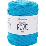 YARNART Macrame Rope 5 mm 85 m 763 Turquoise юта (Macrame Rope 5 mm 763)