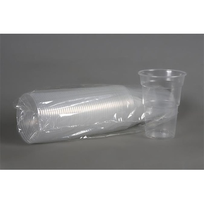 Пластмасова чаша за бира, 5 dl, 50 бр. , прозрачна 1020016400 (1020016400)