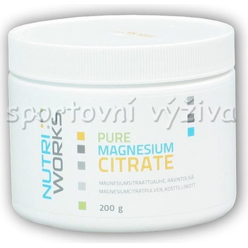 Nutriworks Pure Magnesium Citrate 200 g