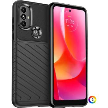 Motorola Moto G Power 2022 Удароустойчив Twill Texture Калъф и Протектор