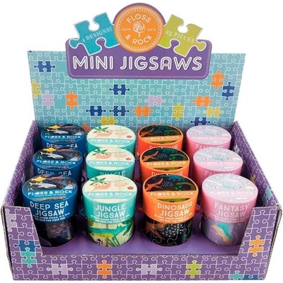 Floss & Rock Mini Dinosaurus Džungľa Hlboké more Fantázia 25 dielov