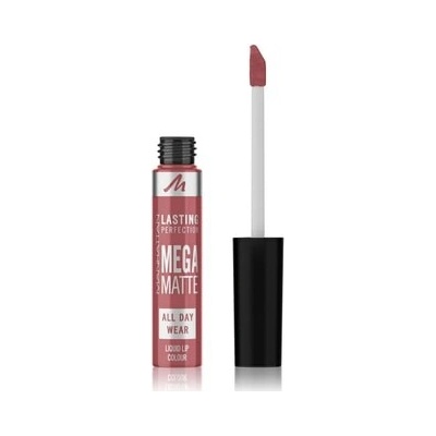 Manhattan Lasting Perfection Mega Matte Liquid LipMake-up tekutá rtěnka hnědá 7 ml