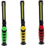  Работна акумулаторна лампа jj-006 led, чупещо рамо, магнит, димер, 250 лумена