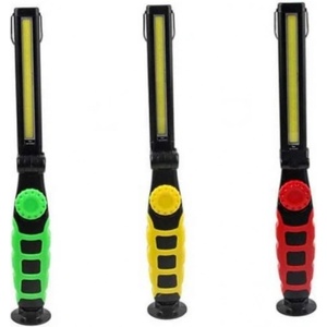  Работна акумулаторна лампа jj-006 led, чупещо рамо, магнит, димер, 250 лумена