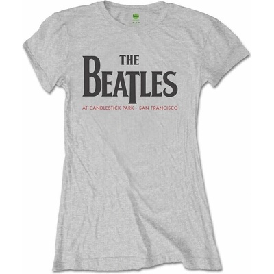 The Beatles Tričko Candlestick Park Žena Šedá