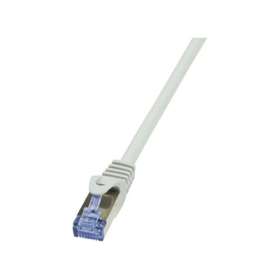 Logilink CQ3012S patch, kat.6A S/FTP PIMF, 0,25m, šedý