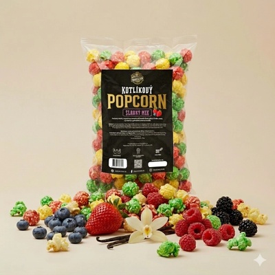 SnackAir Kotlíkový popcorn sladký mix 70g