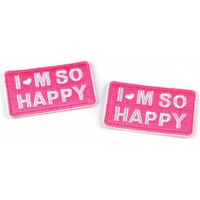 Nažehlovačka I´m so happy, střední, 1 pink
