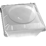 RK-PREMIUM RK-Капак за квадратна купичка 7, 3x7, 3cm (MC. 24) PS ПРОЗРАЧНА (LD. 24) (0151549)