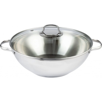 Ernesto Wok pánev z nerezové oceli bez povrchové úpravy 32 cm