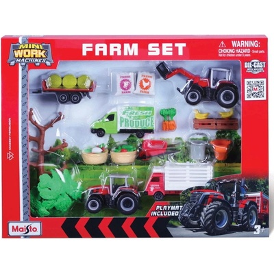 Maisto MEGA Farmářský set Massey Ferguson