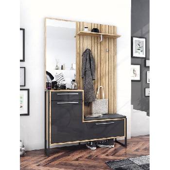 Антре Уни евоук коуст и антрацит гланц МДФ