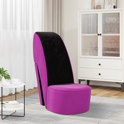 VidaXL s vysokým podpatkem fialové samet 248645