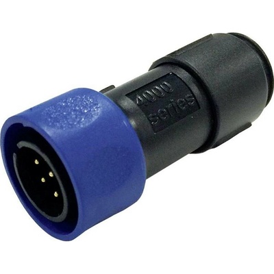 Bulgin PXP4010/04P/6065 kulatý konektor DIN, 1 ks