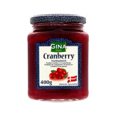 Gina Jam Cranberry 400 g