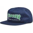 THRASHER OUTLINED SNAPBACK HAT \ Navy