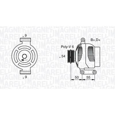 generátor MAGNETI MARELLI 063358061010