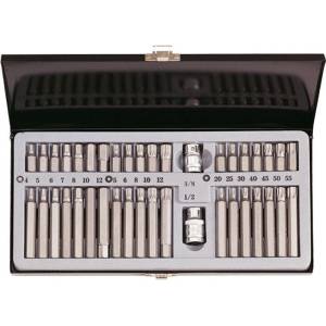 FORCE Комплект накрайници force 4401, шестограм, torx и m, 40 части