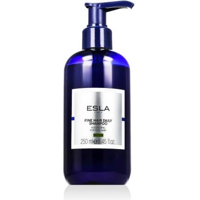 ESLA Italy Daily Fine Hair Daily Shampoo 250 ml подхранващ шампоан за блясък на тънка коса унисекс