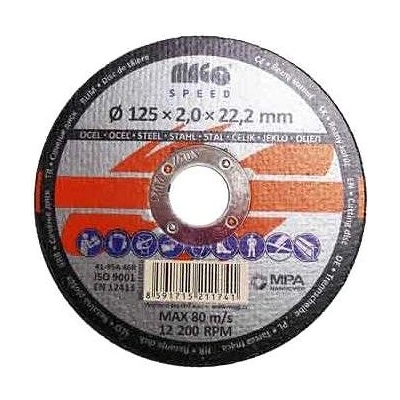 Magg Řezný kotouč 125 x 2,0 x 22 mm RKQS12520220