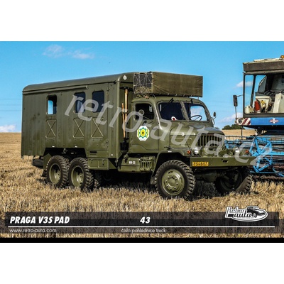 Pohlednice TRUCK č. 43 - PRAGA V3S PAD