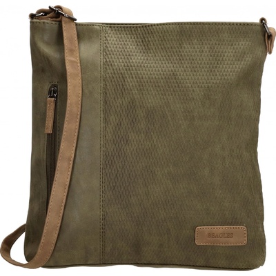 Beagles kabelka přes rameno crossbody 17595 zelená