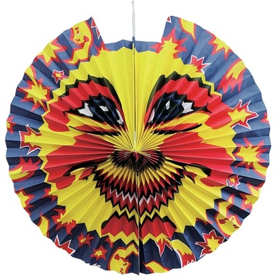 JUNIOR Lampión Slnko/Mesiac, papierový, guľatý, 44 cm