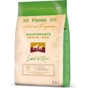Dibaq Fitmin Medium Maxi храна за кучета с агнешко и ориз 2, 5 kg