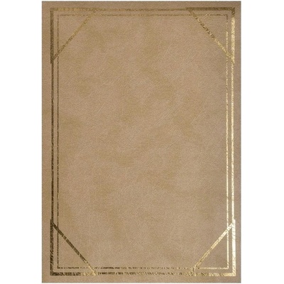 Jednobarevné fotoalbum, 9x13, zasunovací B-35300/2S Vinyl 5 béžové