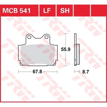 Image 1 of TRW MCB 541 LF (mcb541lf)