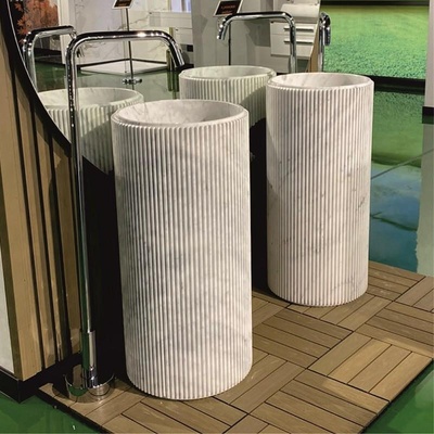 Inter Ceramic Умивалник / carrara white basin /85 cm (carrara white basin /85 cm)