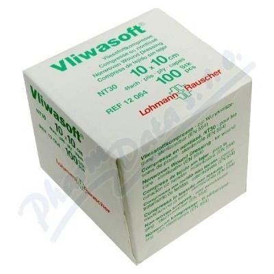 Vliwasoft Komprese nest.10x10cm-4vr.100 ks