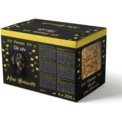 Fitmin For Life Mini piškoty pro psy multipack 4 x 200 g