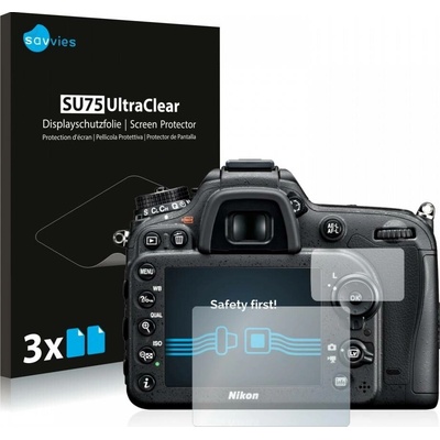 6x SU75 UltraClear Screen Protector Nikon D7100 – Zboží Živě