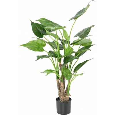 Luxusní umělá rostlina ALOCASIA CUCULLATA, 80cm