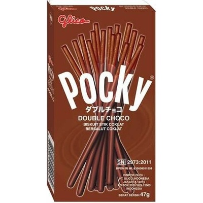Glico Pocky tyčinky Čokoláda Double Choco 47 g