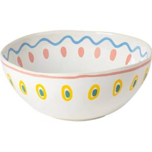 COSTA NOVA Бяла глинена купа ø 28 cm Summer Bliss - Costa Nova (ZCN-LNS281-OCT)