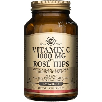 Solgar Vitamín C 1000 mg se šípkem 100 tablet